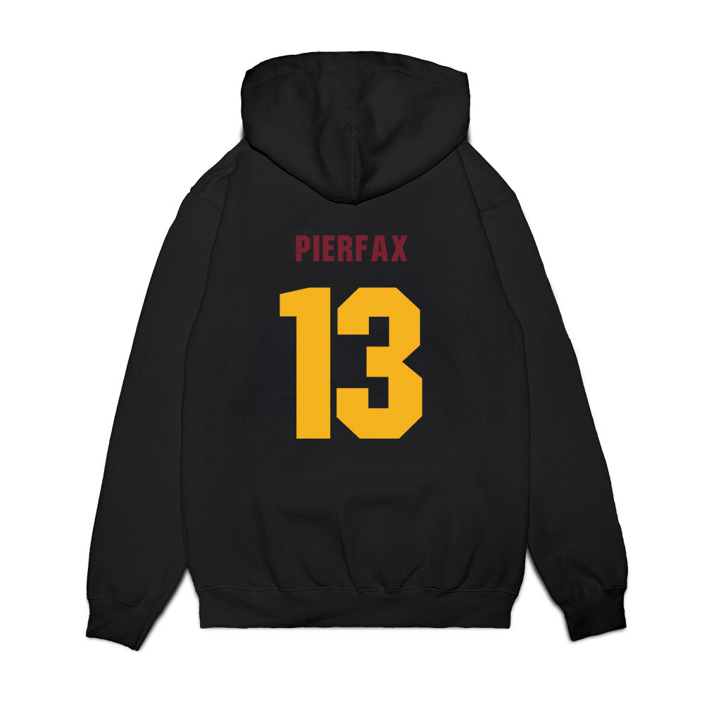 Winthrop - NCAA Women's Basketball : Mya Pierfax - Vintage Shersey Premium Hooded Sweatshirt-1