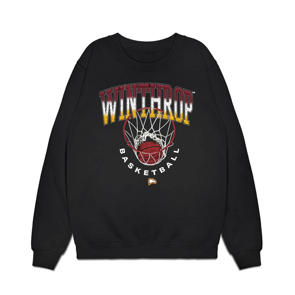 Winthrop - NCAA Men's Basketball : Logan Duncomb - Vintage Shersey Premium Crewneck Sweatshirt-0