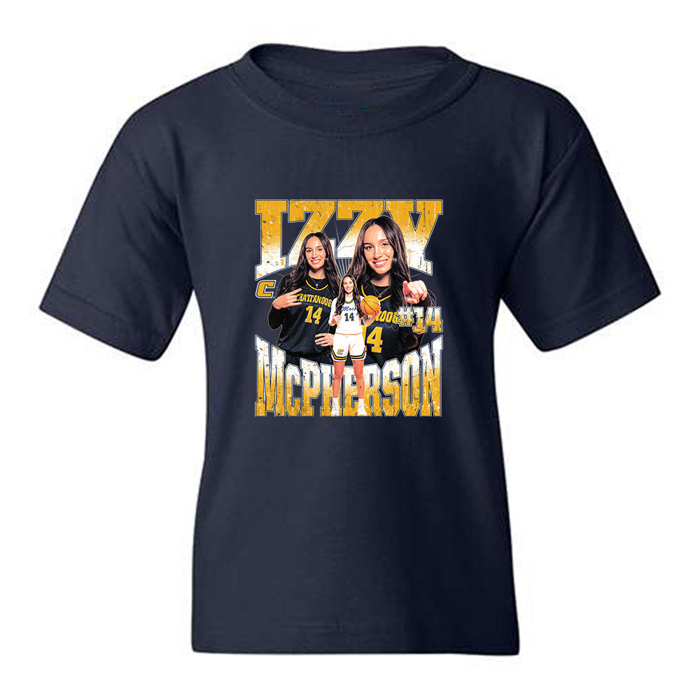UTC - NCAA Women's Basketball : Izzy McPherson - Collage Youth T-Shirt-0
