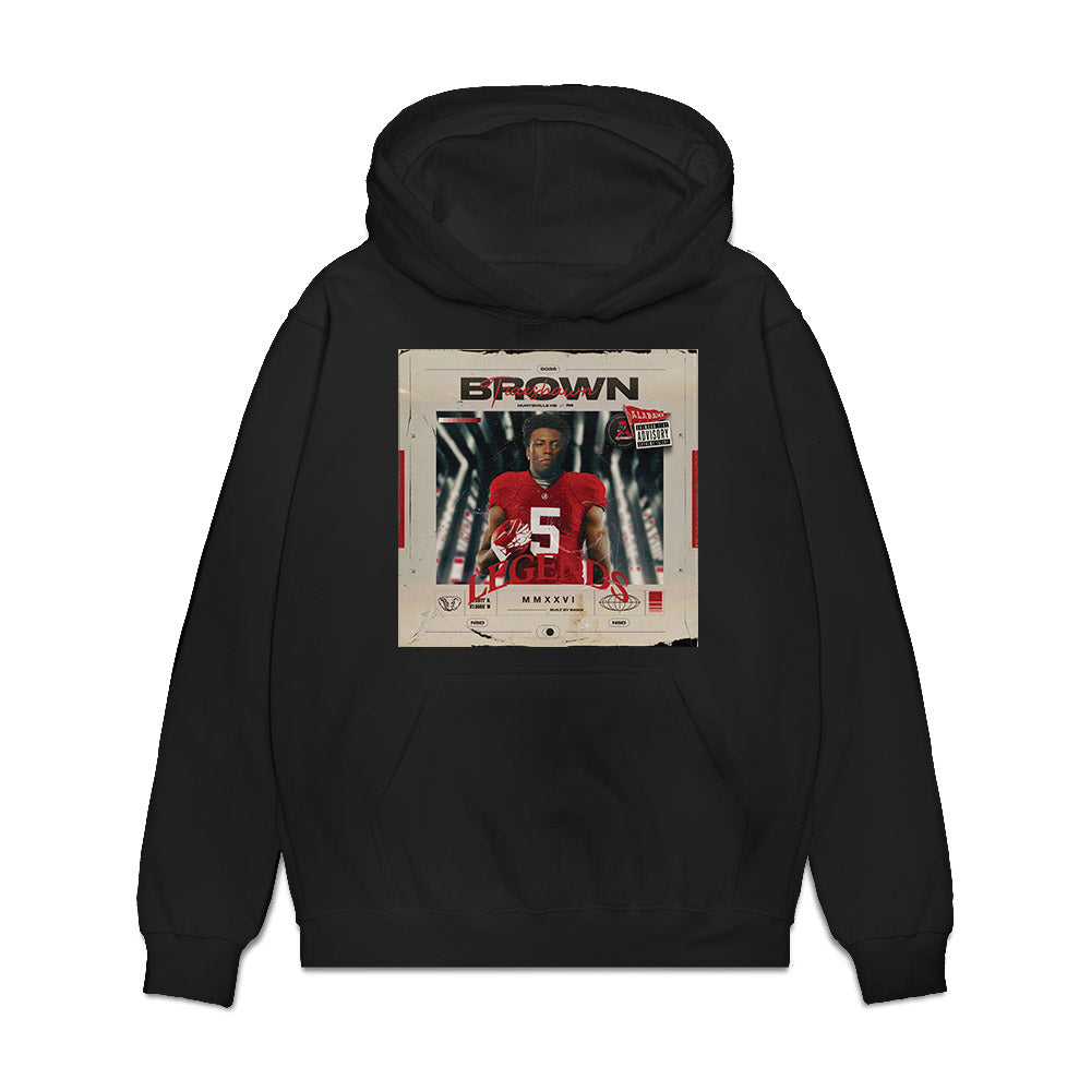 Alabama - NCAA Football : Trae'shawn Brown - Legends 2026 Premium Hooded Sweatshirt-0