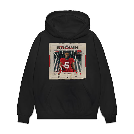 Alabama - NCAA Football : Trae'shawn Brown - Legends 2026 Premium Hooded Sweatshirt-0