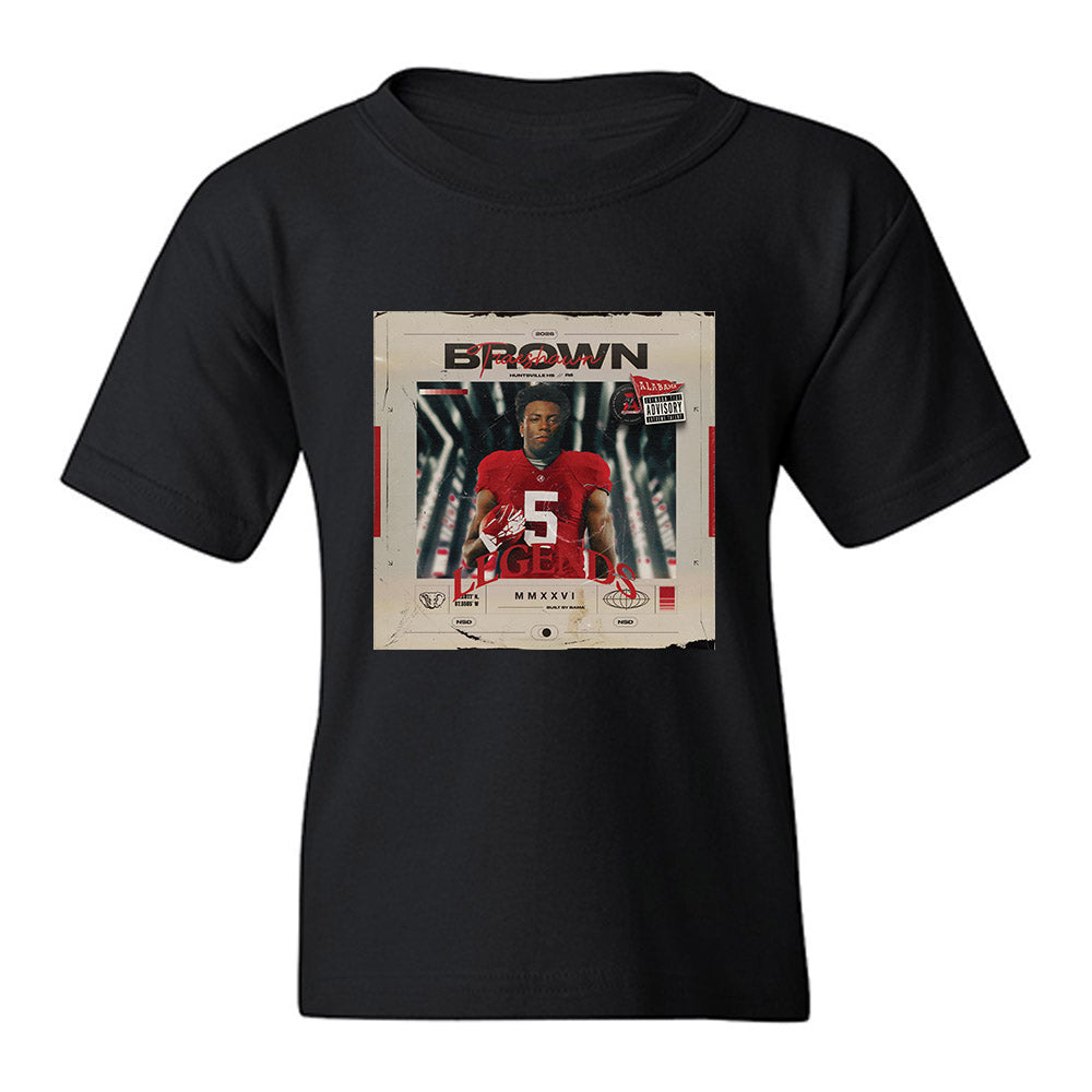 Alabama - NCAA Football : Trae'shawn Brown - Legends 2026 Youth T-Shirt-0