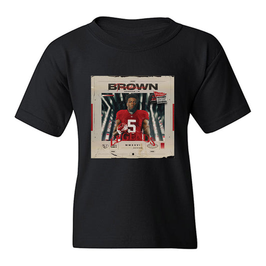 Alabama - NCAA Football : Trae'shawn Brown - Legends 2026 Youth T-Shirt-0