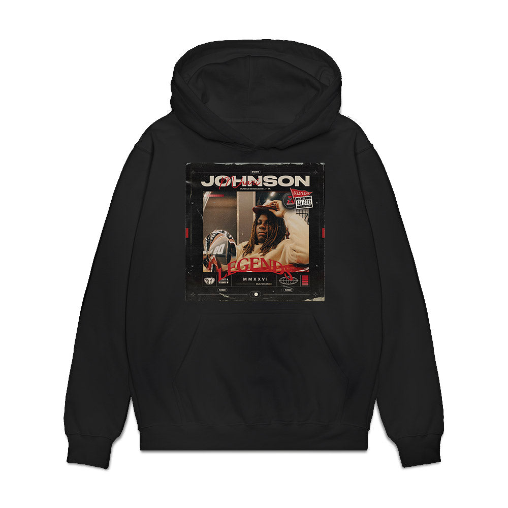 Alabama - NCAA Football : Mhari Johnson - Legends 2026 Premium Hooded Sweatshirt-0