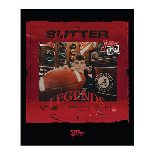 Alabama - NCAA Football : Mack Sutter - Legends 2026 Poster 20x24-0