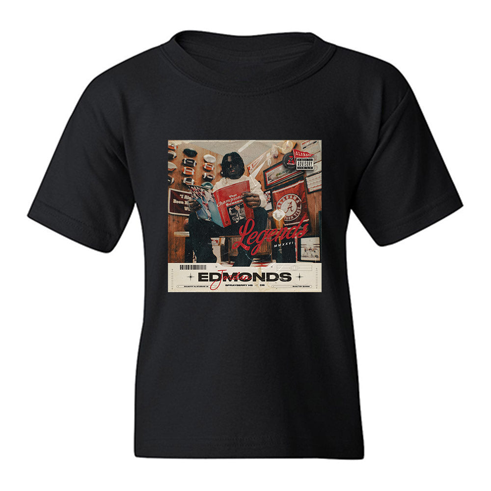 Alabama - NCAA Football : Jorden Edmonds - Legends 2026 Youth T-Shirt-0