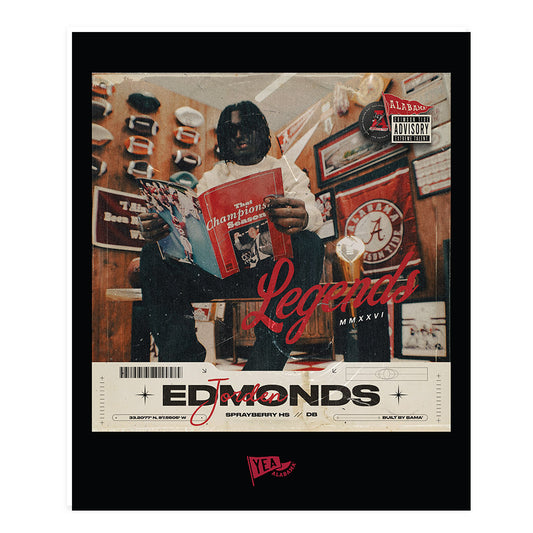 Alabama - NCAA Football : Jireh Edwards - Legends 2026 Poster 20x24-0