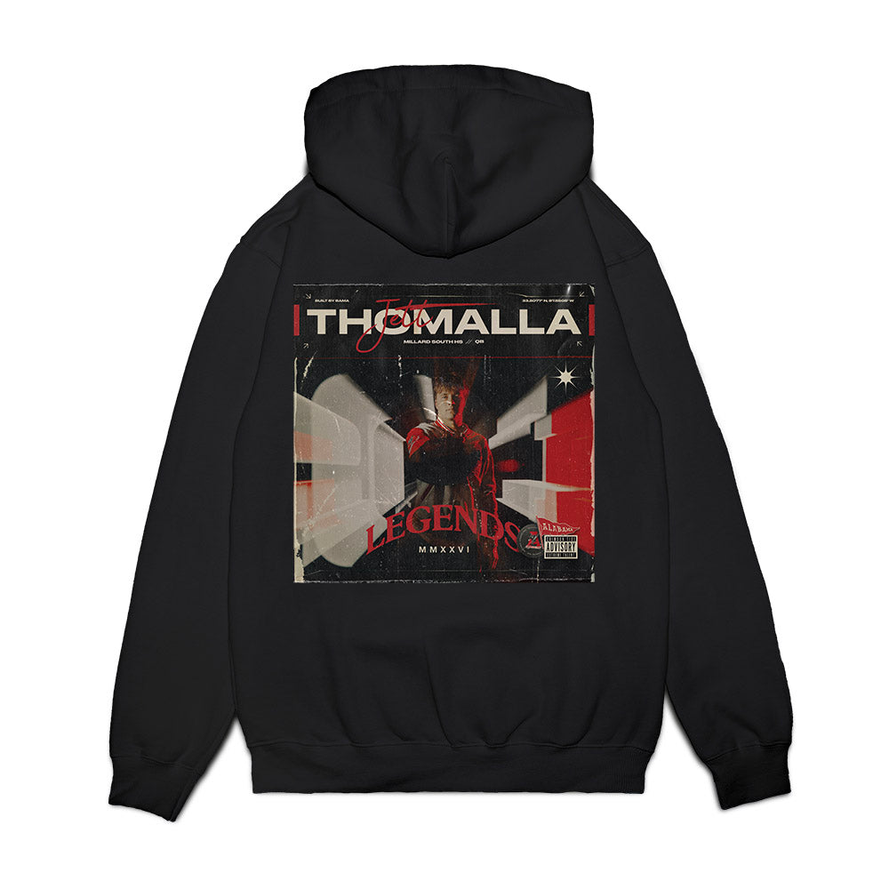 Alabama - NCAA Football : Jett Thomalla - Legends Graphic 2026 Premium Hooded Sweatshirt-1
