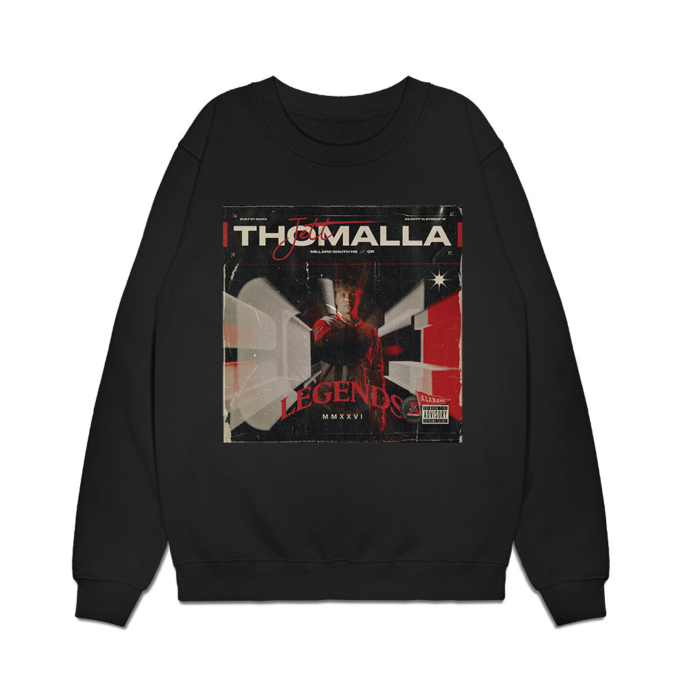 Alabama - NCAA Football : Jett Thomalla - Legends Graphic 2026 Premium Crewneck Sweatshirt-0