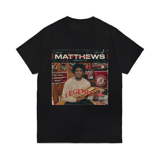 Alabama - NCAA Football : Jamarion Matthews - Legends Graphic 2026 Comfort Colors T-Shirt-0