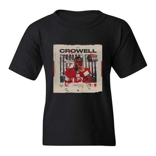 Alabama - NCAA Football : EJ Crowell - Legends Graphic 2026 Youth T-Shirt-0