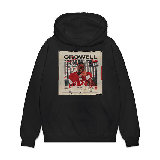 Alabama - NCAA Football : EJ Crowell - Legends Graphic 2026 Premium Hooded Sweatshirt-0