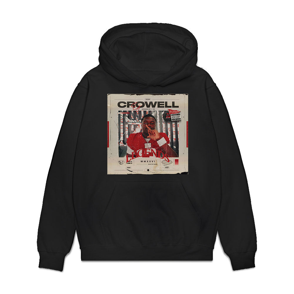 Alabama - NCAA Football : EJ Crowell - Legends Graphic 2026 Premium Hooded Sweatshirt-0