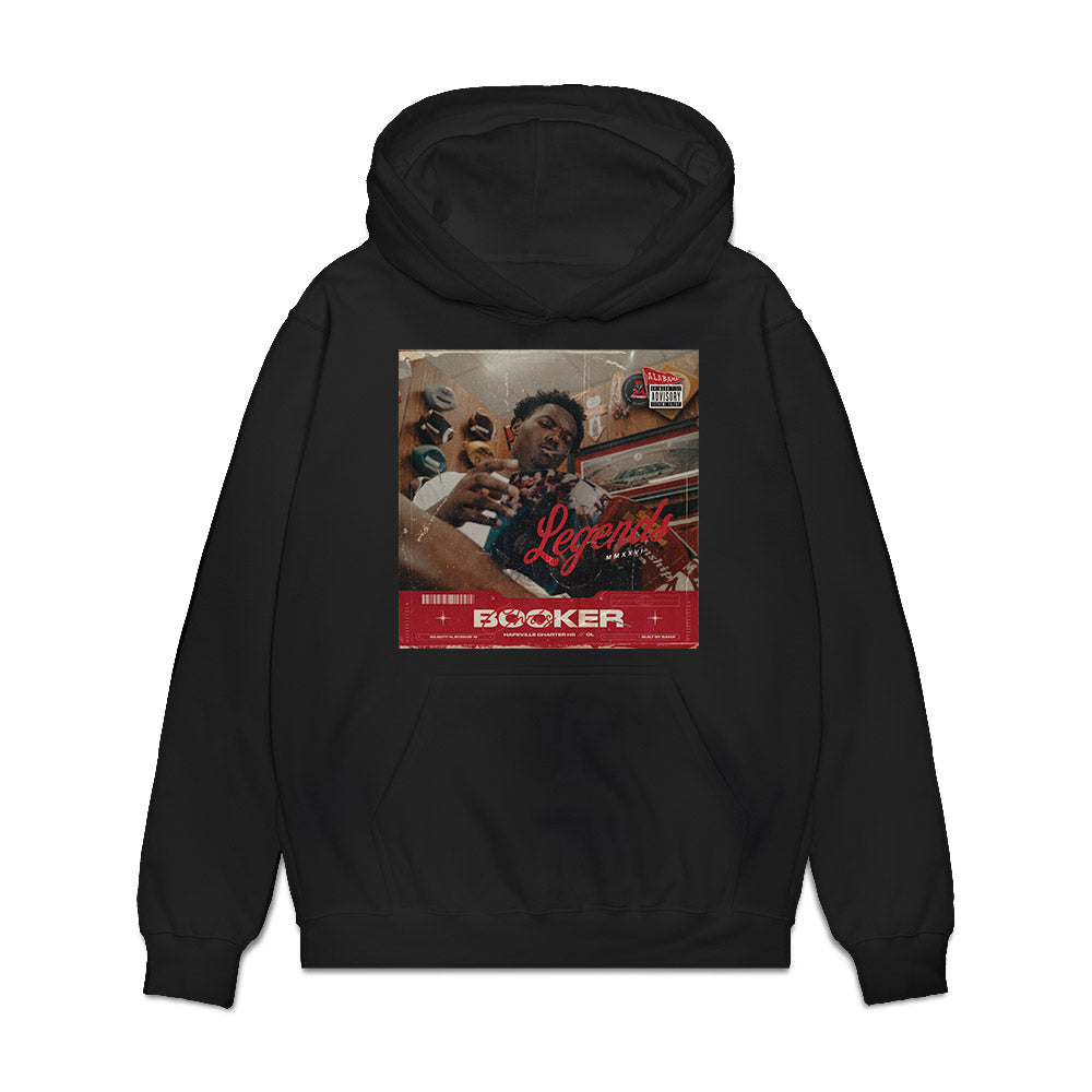 Alabama - NCAA Football : Chris Booker - Legends Graphic 2026 Premium Hooded Sweatshirt-0
