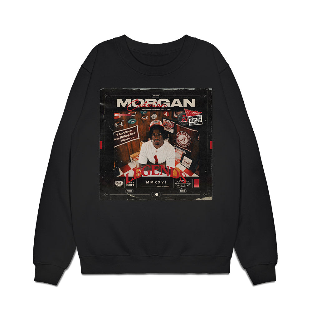 Alabama - NCAA Football : Cederian Morgan - Legends Graphic 2026 Premium Crewneck Sweatshirt-0