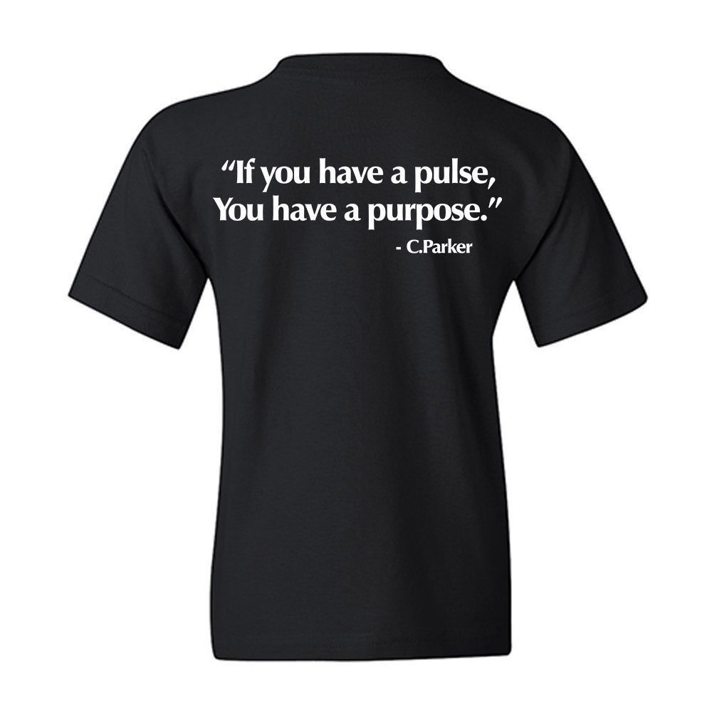 NC State - NCAA Men's Track & Field : Christian Parker - Statement Shirt v2 Youth T-Shirt-1