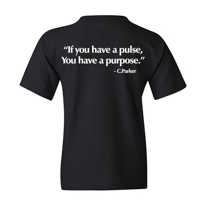 NC State - NCAA Men's Track & Field : Christian Parker - Statement Shirt v2 Youth T-Shirt-1