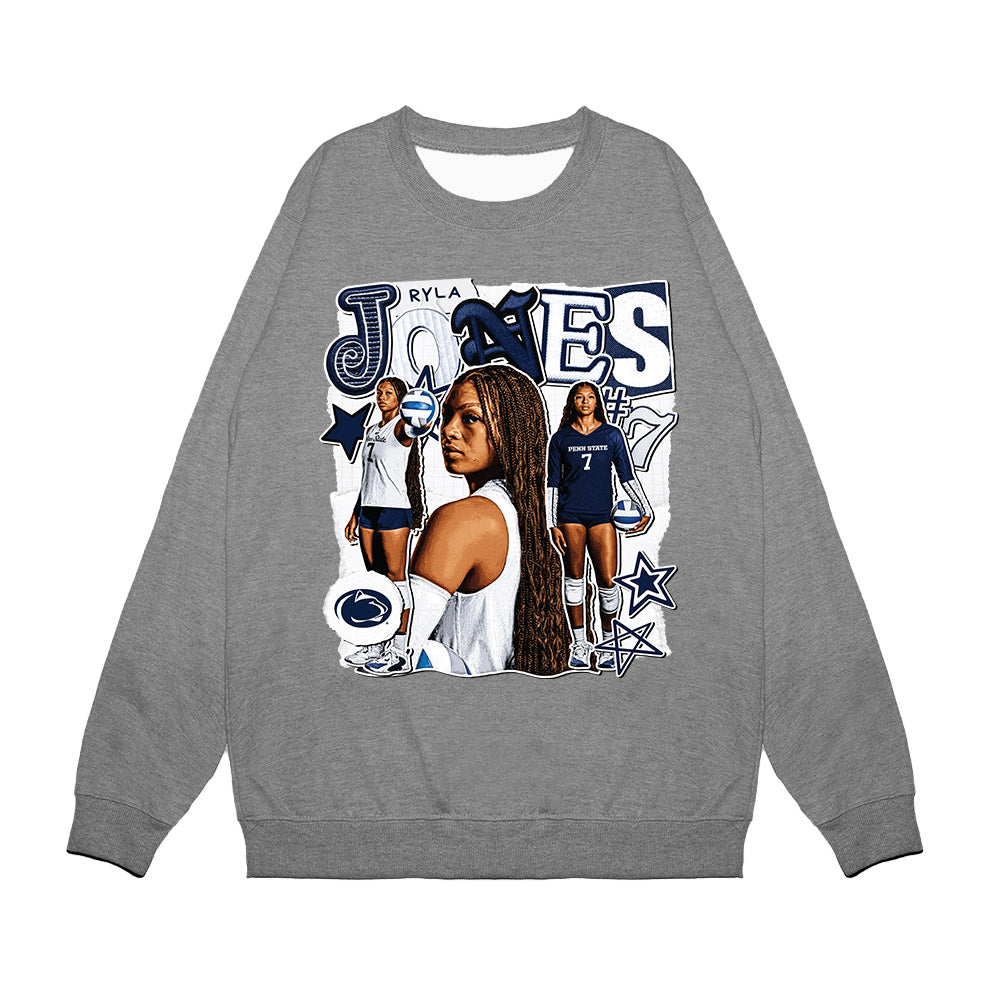 Penn State - NCAA Women's Volleyball : Ryla Jones - Collage Premium Crewneck Sweatshirt-0