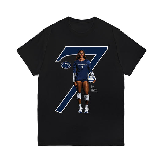 Penn State - NCAA Women's Volleyball : Ryla Jones - Collage Comfort Colors T-Shirt-0