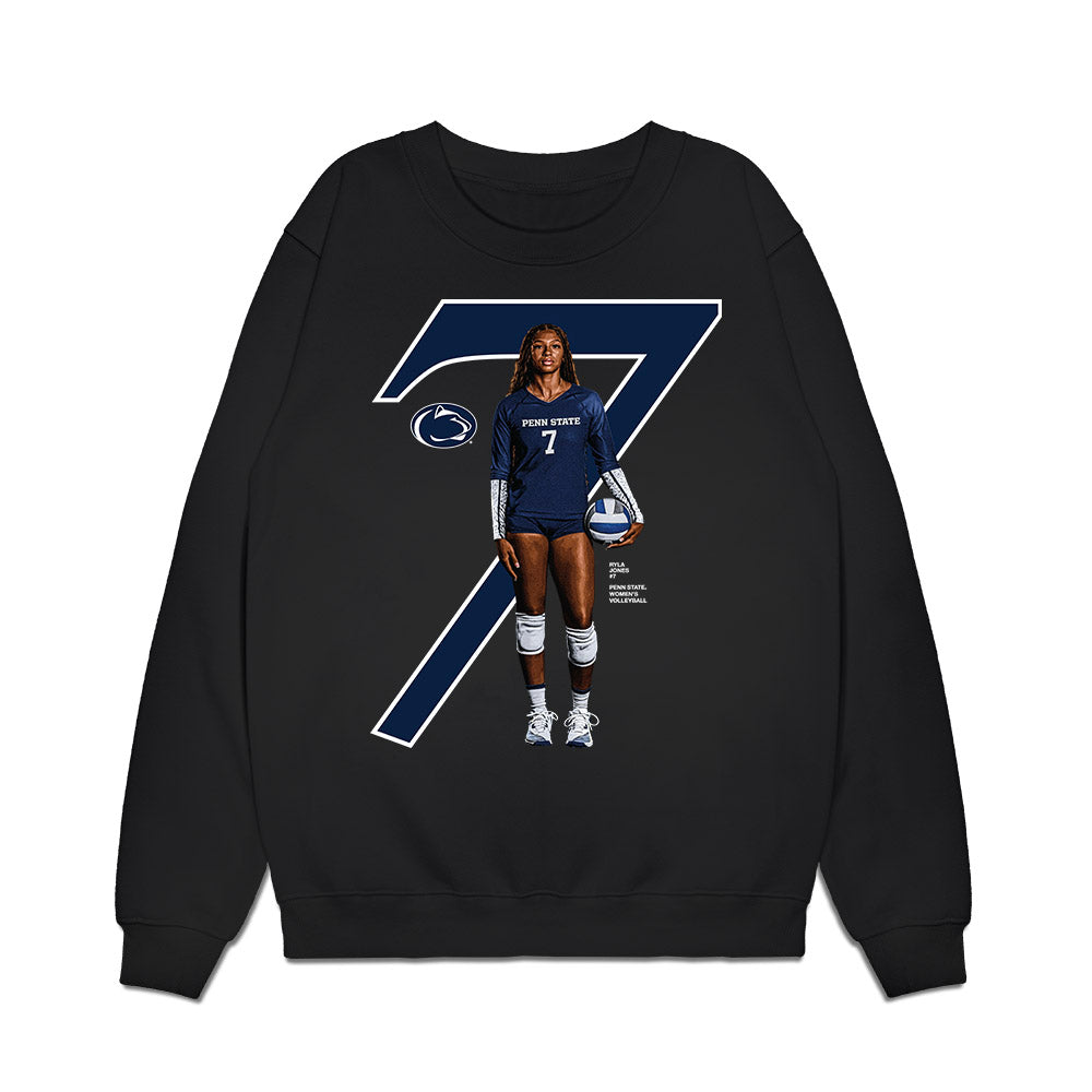Penn State - NCAA Women's Volleyball : Ryla Jones - Collage Premium Crewneck Sweatshirt-0