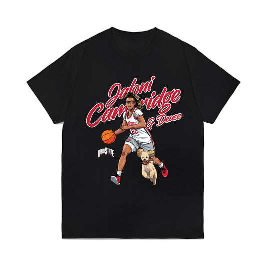 Ohio State - NCAA Women's Basketball : Jaloni Cambridge - Graphic Comfort Colors T-Shirt-0