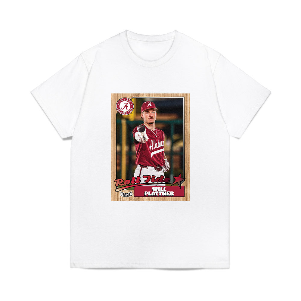 Alabama - NCAA Baseball : Will Plattner - Collage Comfort Colors T-Shirt-0