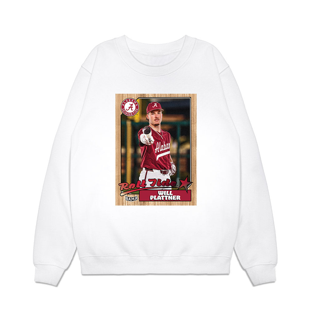 Alabama - NCAA Baseball : Will Plattner - Collage Premium Crewneck Sweatshirt-0