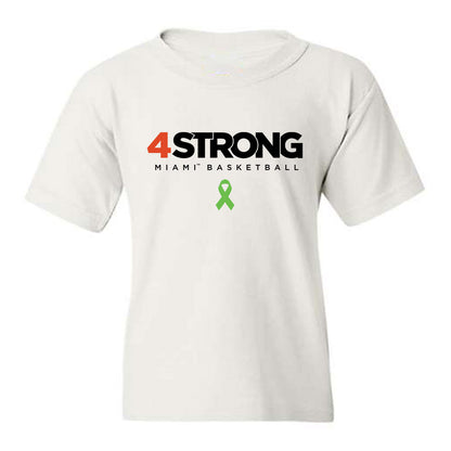 Miami - NCAA Men's Basketball : Marcus Allen - 4 Strong Youth T-Shirt-0