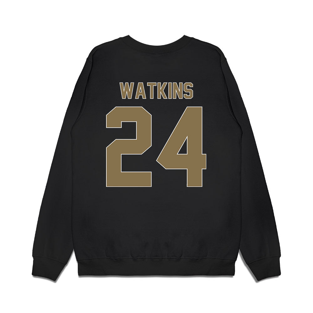 Elon - NCAA Women's Basketball : Tamia Watkins - Vintage Shersey Premium Crewneck Sweatshirt-1
