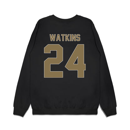 Elon - NCAA Women's Basketball : Tamia Watkins - Vintage Shersey Premium Crewneck Sweatshirt-1