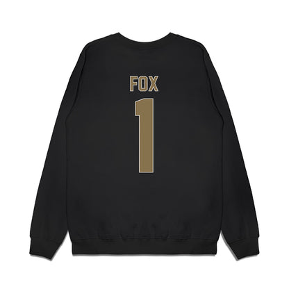 Elon - NCAA Women's Basketball : Ashanti Fox - Vintage Shersey Premium Crewneck Sweatshirt-1