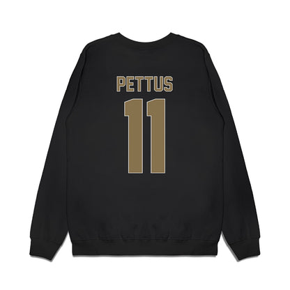 Elon - NCAA Men's Basketball : Randall Pettus - Vintage Shersey Premium Crewneck Sweatshirt-1
