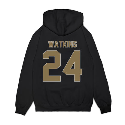 Elon - NCAA Women's Basketball : Tamia Watkins - Vintage Shersey Premium Hooded Sweatshirt-1