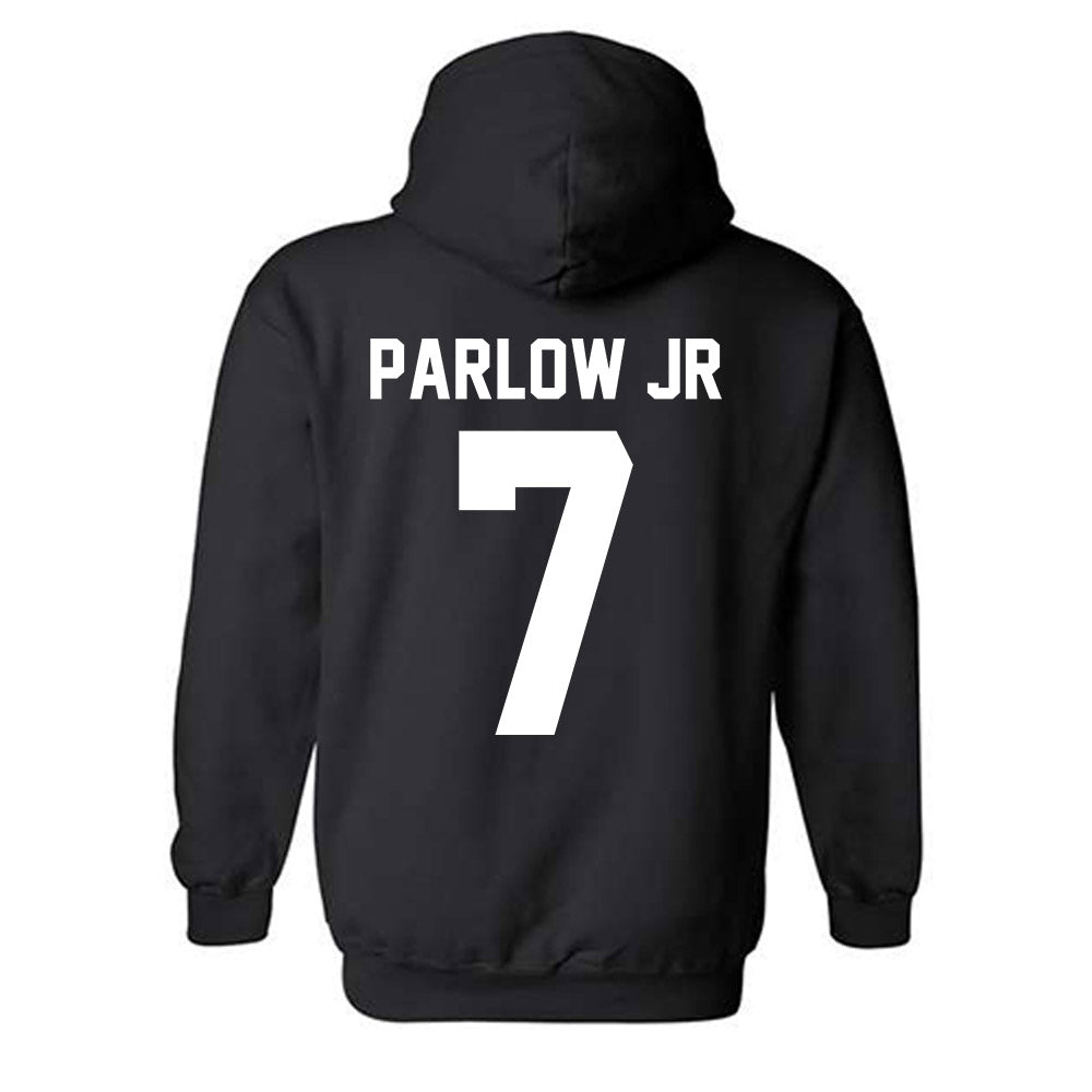 WTAMU - NCAA Men's Basketball : James Parlow Jr - Vintage Shersey Hooded Sweatshirt-1