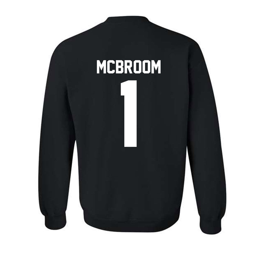 WTAMU - NCAA Women's Basketball : Zoey McBroom - Vintage Shersey Crewneck Sweatshirt-1