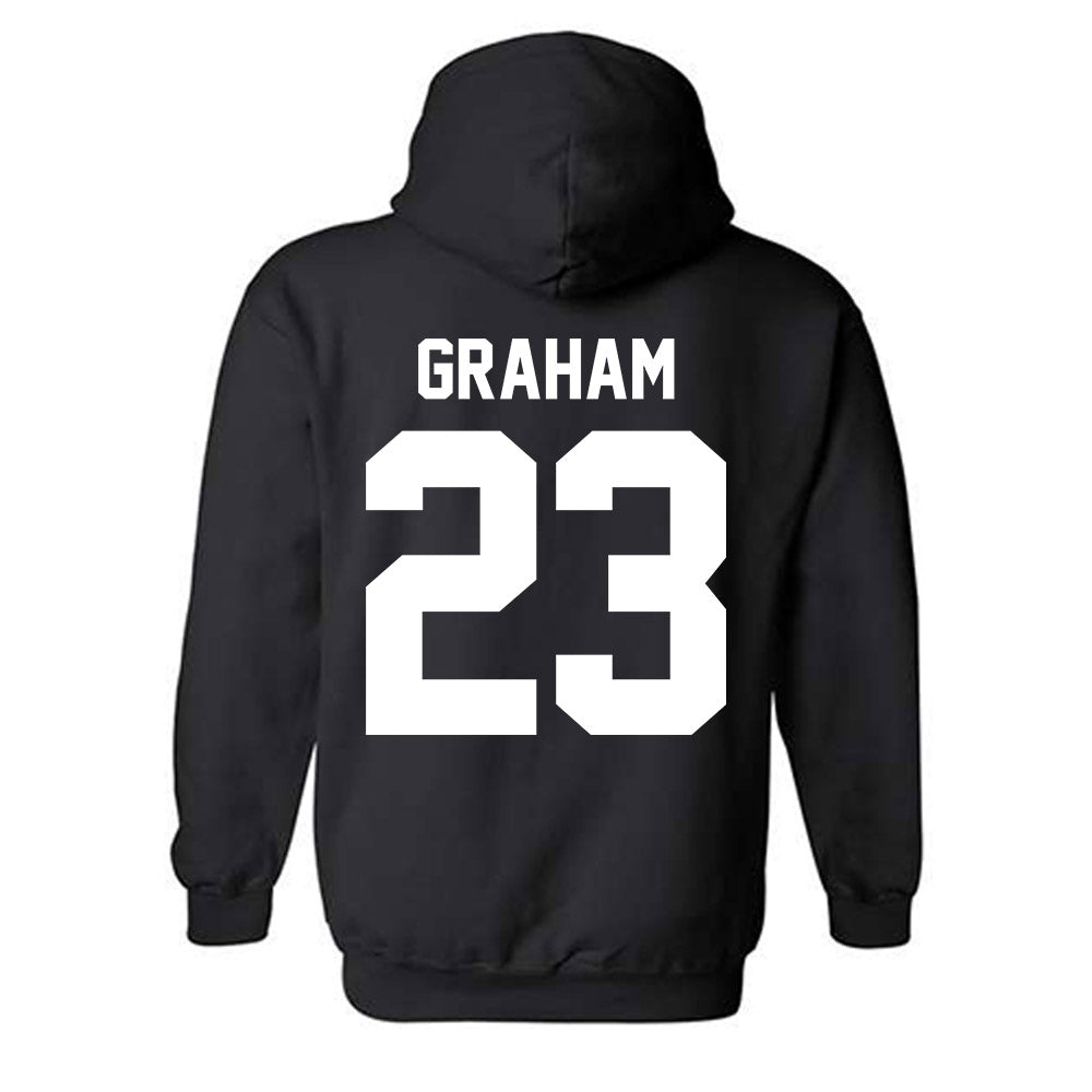 WTAMU - NCAA Women's Basketball : Claire Graham - Vintage Shersey Hooded Sweatshirt-1