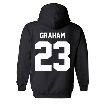 WTAMU - NCAA Women's Basketball : Claire Graham - Vintage Shersey Hooded Sweatshirt-1