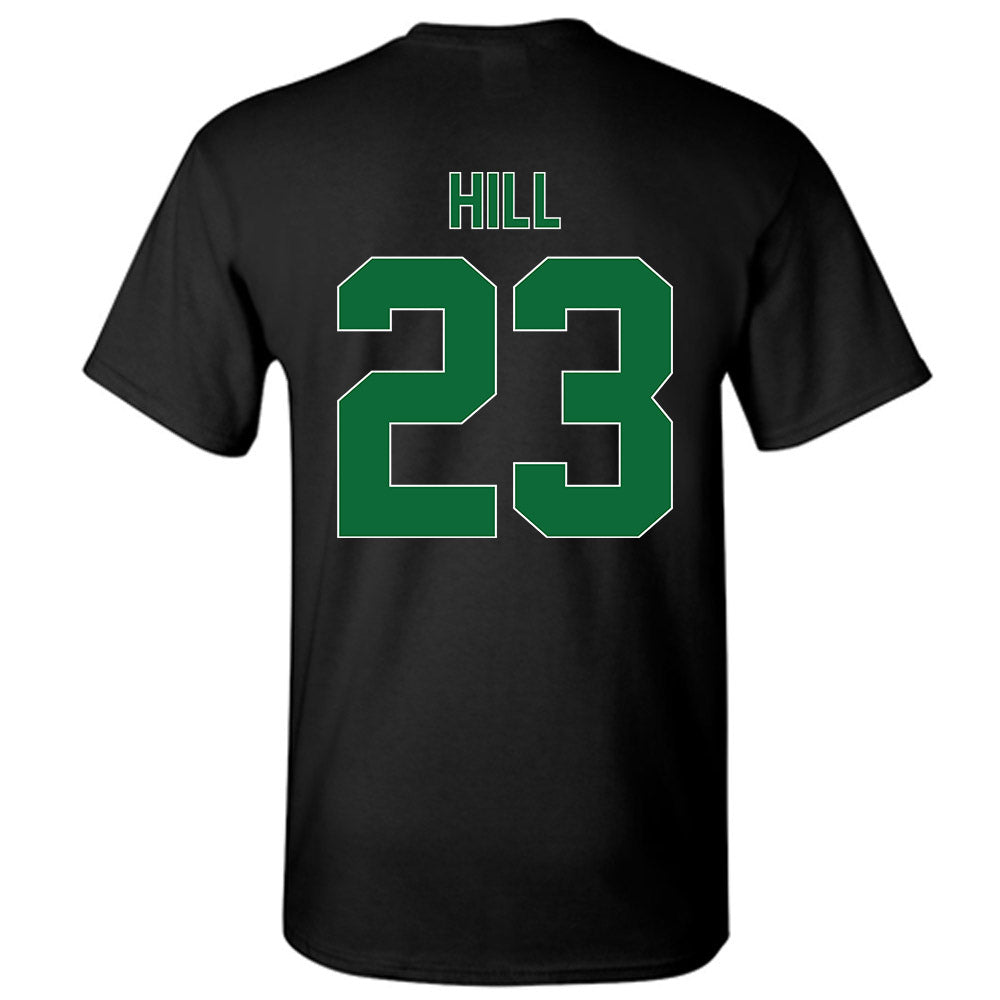 EMich - NCAA Women's Basketball : Peyton Hill - Vintage Shersey T-Shirt-1