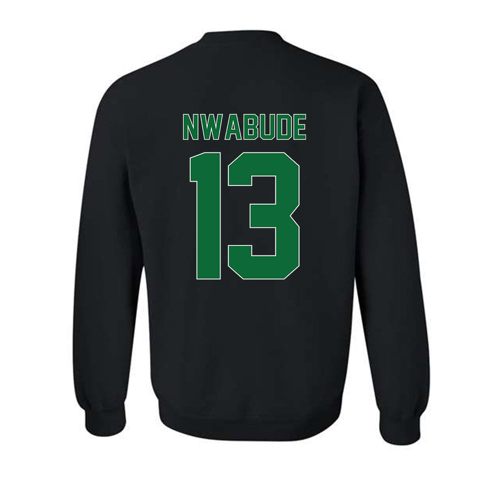 EMich - NCAA Men's Basketball : Godslove Nwabude - Vintage Shersey Crewneck Sweatshirt-1