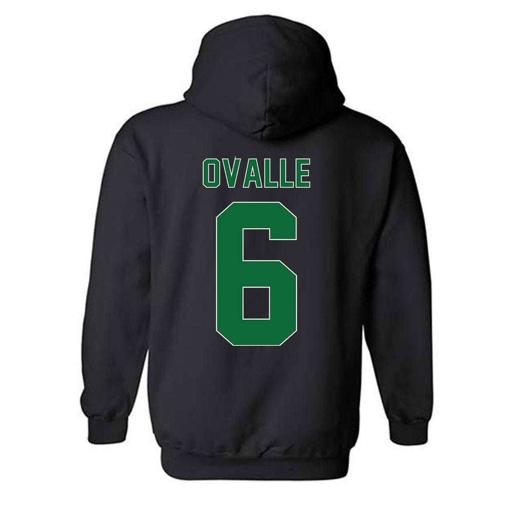 EMich - NCAA Women's Basketball : Fernanda Ovalle - Vintage Shersey Hooded Sweatshirt-1