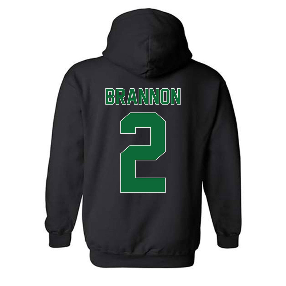 EMich - NCAA Women's Basketball : Ruby Brannon - Vintage Shersey Hooded Sweatshirt-1