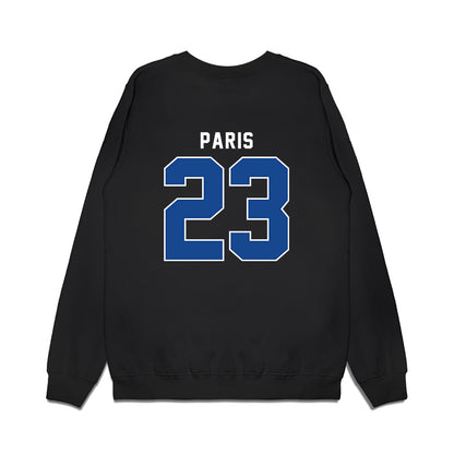 SMU - NCAA Women's Basketball : Paulina Paris - Vintage Premium Crewneck Sweatshirt-1