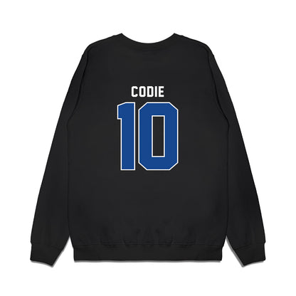 SMU - NCAA Men's Basketball : nicolas codie - Vintage Premium Crewneck Sweatshirt-1
