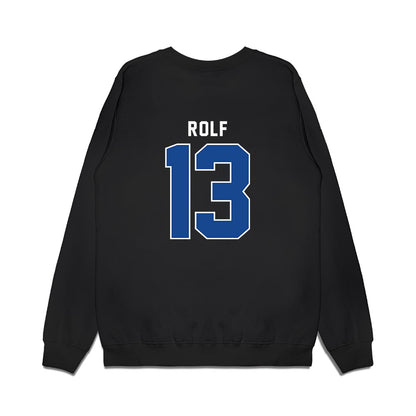 SMU - NCAA Women's Basketball : Mailien Rolf - Vintage Premium Crewneck Sweatshirt-1