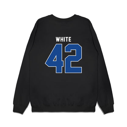 SMU - NCAA Women's Basketball : Roxy White - Vintage Premium Crewneck Sweatshirt-1
