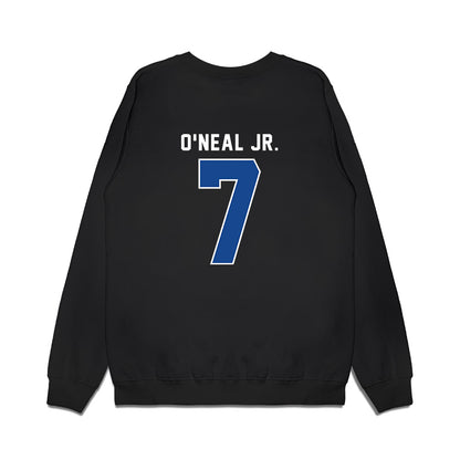 SMU - NCAA Men's Basketball : Jermaine O'Neal Jr. - Vintage Premium Crewneck Sweatshirt-1
