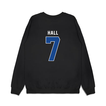 SMU - NCAA Women's Basketball : Grace Hall - Vintage Premium Crewneck Sweatshirt-1