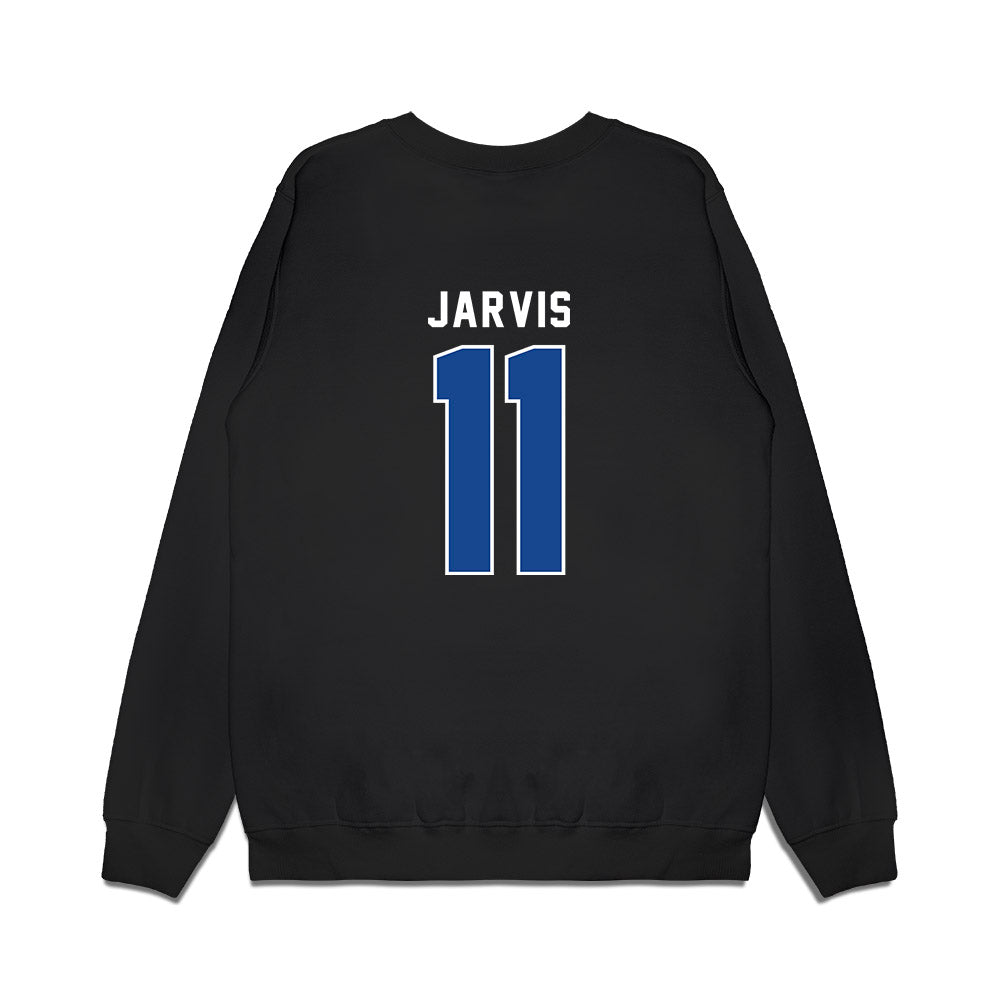 SMU - NCAA Men's Basketball : Sam Jarvis - Vintage Premium Crewneck Sweatshirt-1