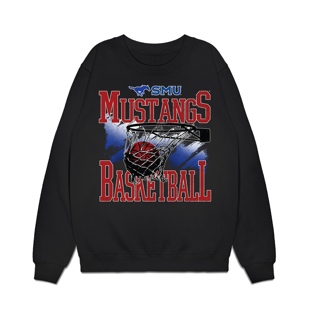 SMU - NCAA Women's Basketball : Jzaniya Harriel - Vintage Premium Crewneck Sweatshirt-0