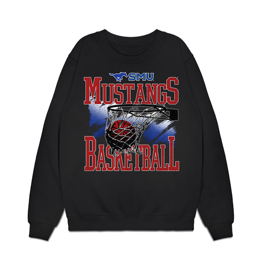 SMU - NCAA Women's Basketball : Grace Hall - Vintage Premium Crewneck Sweatshirt-0